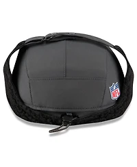 New Era Men's Charcoal Cleveland Browns 2025 Sideline Cold Weather Runner Dog Ear Adjustable Hat