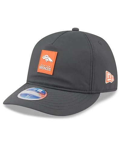 New Era Men's Charcoal Denver Broncos 2025 Sideline Cold Weather Retro Crown 59FIFTY Fitted Hat