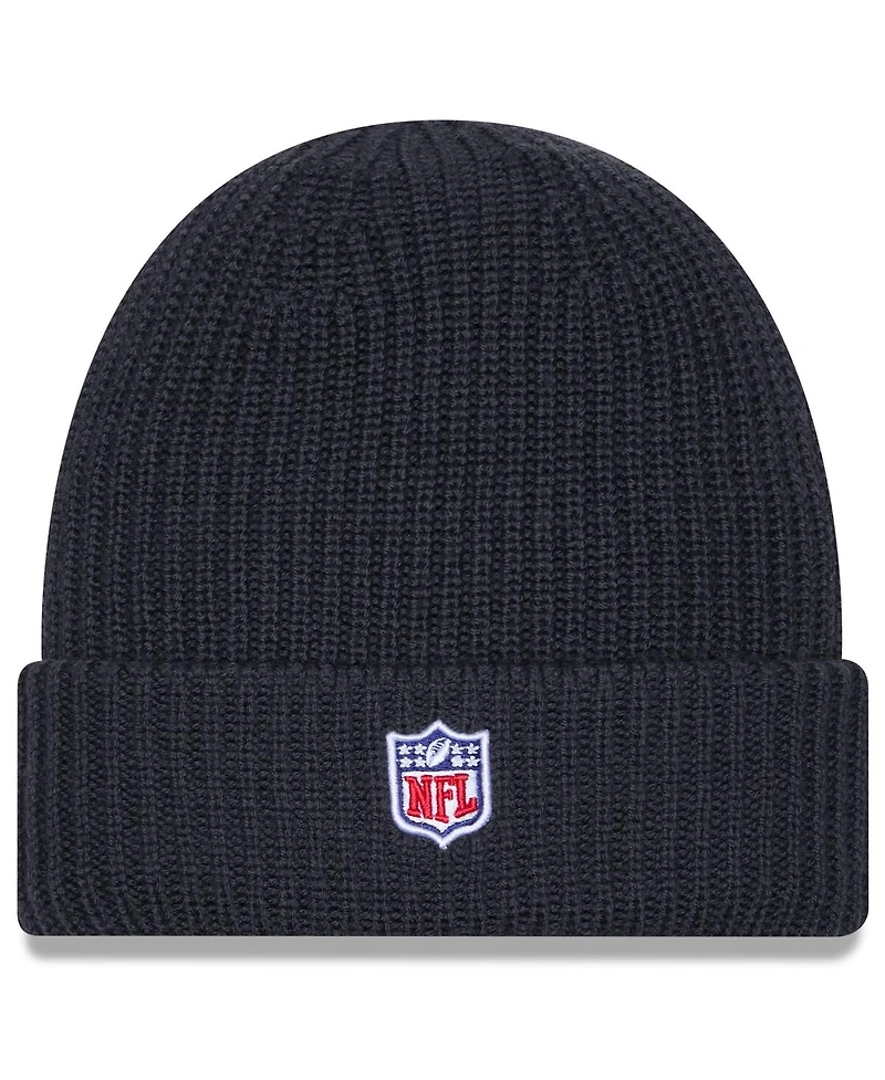 New Era Men's Charcoal Seattle Seahawks 2025 Sideline Cold Weather Cuffed Knit Hat
