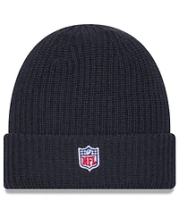 New Era Men's Charcoal Seattle Seahawks 2025 Sideline Cold Weather Cuffed Knit Hat