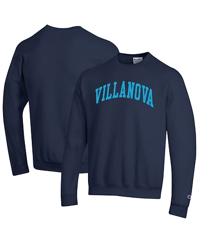 Champion Men's Navy Villanova Wildcats Basic Arch Fleece Pullover Sweatshirt
