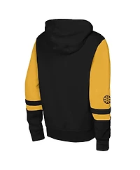 Outerstuff Big Boys and Girls Black Boston Bruins Face Off Full-Zip Hoodie