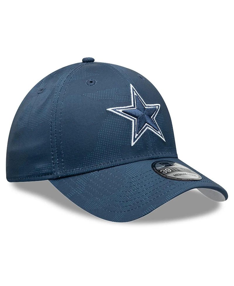 New Era Men's Navy Dallas Cowboys Tonal Camo 39THIRTY Flex Hat