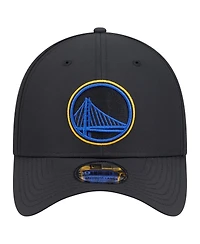 New Era Men's Black Golden State Warriors Night 39THIRTY Flex Hat