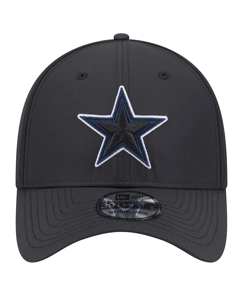 New Era Men's Black Dallas Cowboys 39THIRTY Flex Hat