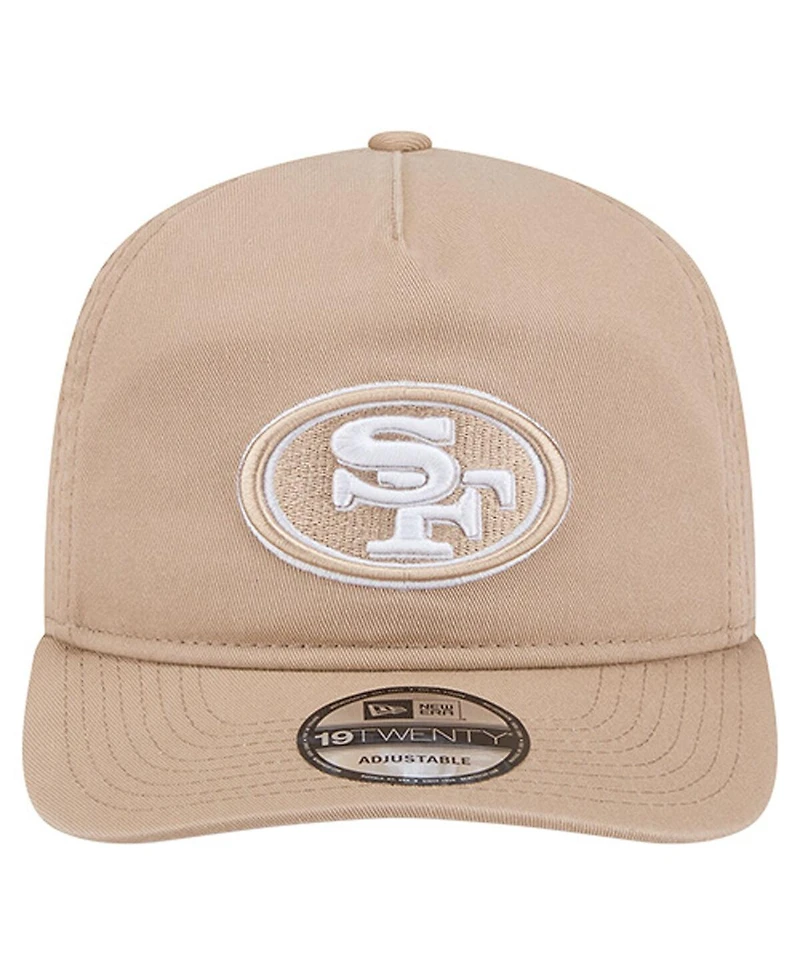 New Era Men's Tan San Francisco 49ers 19TWENTY Adjustable Hat