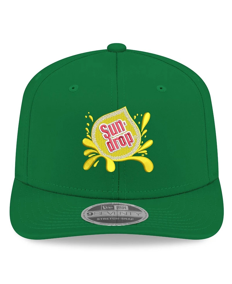 New Era Men's Green Dale Earnhardt Jr. Sun Drop 9SEVENTY Stretch-Snap Hat