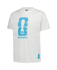 Outerstuff Men's Cream 2026 Fifa World Cup Atlanta Host City Local Oversized T-Shirt