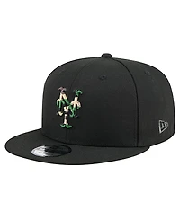 New Era Men's Black New York Mets Camo Subway Series 9FIFTY Snapback Hat
