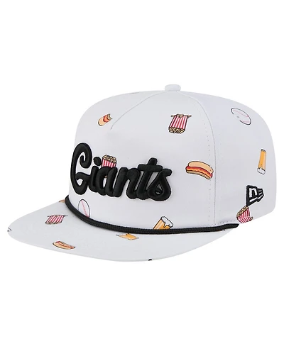 New Era Men's White San Francisco Giants Team Cheer Rope 19TWENTY Adjustable Hat