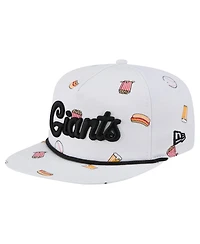 New Era Men's White San Francisco Giants Team Cheer Rope 19TWENTY Adjustable Hat