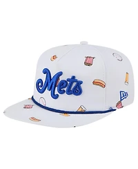 New Era Men's White New York Mets Team Cheer Rope 19TWENTY Adjustable Hat