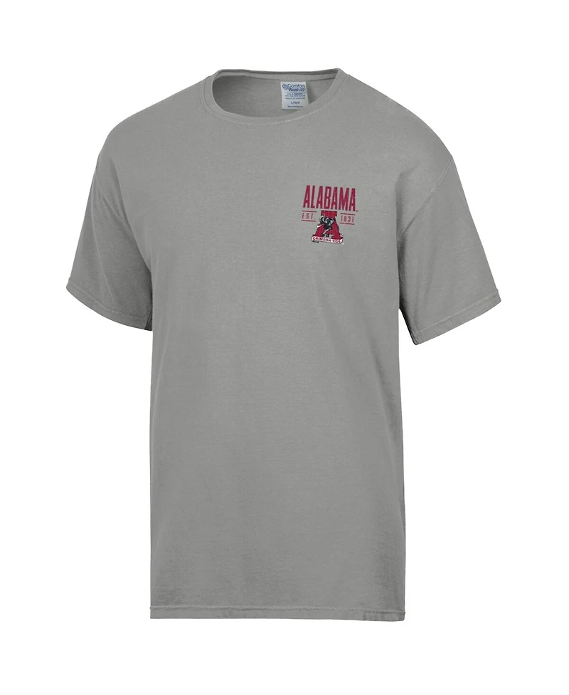 Comfortwash Men's Gray Alabama Crimson Tide Big Name T-Shirt