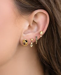 Girls Crew Harry Potter Hufflepuff House Crystal Earring Set