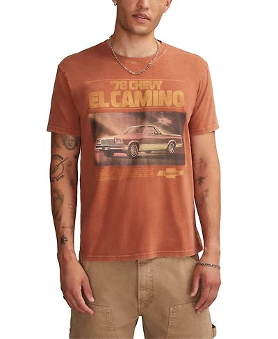 Lucky Brand Men's Short Sleeve Chevy El Camino Graphic T-Shirt