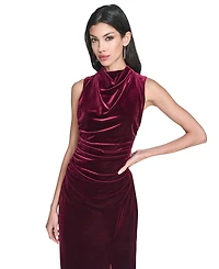 Vince Camuto Women's Cowl Neck Bodycon Midi Dress