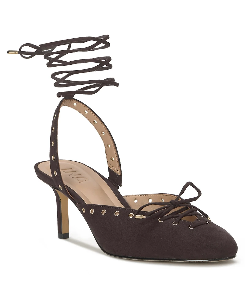 I.n.c. International Concepts Women's Dayani Lace-Up Heel Sandals, Macy's Exclusive