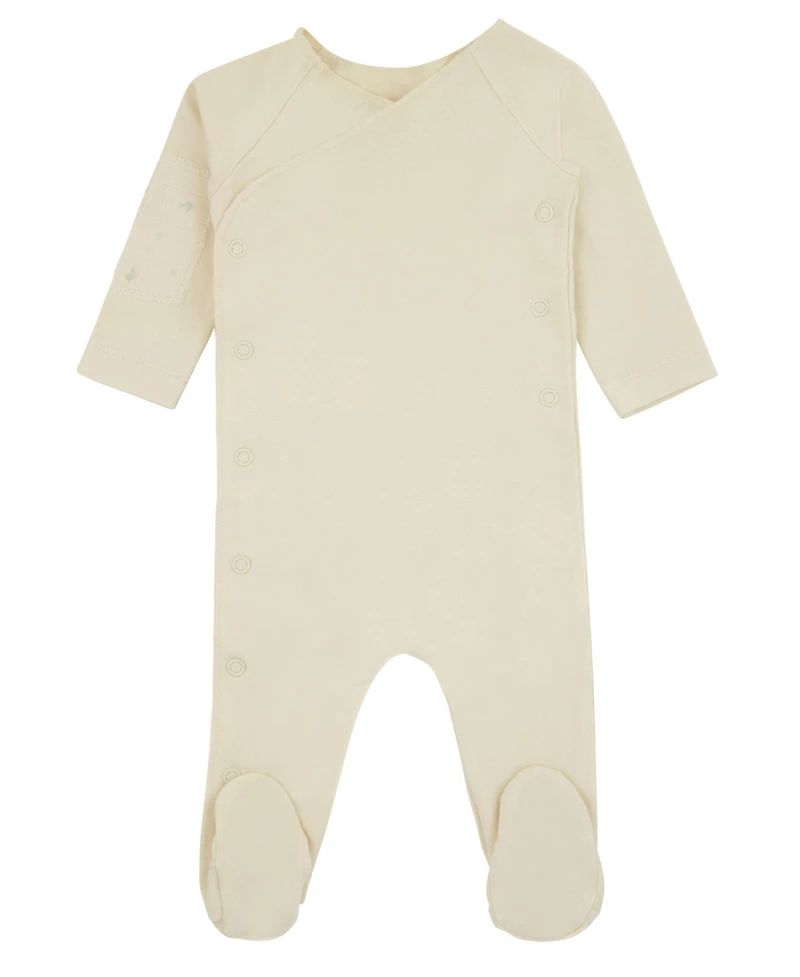 NoggiWear Kids Bamboo Floral Patch Footie Sleeper