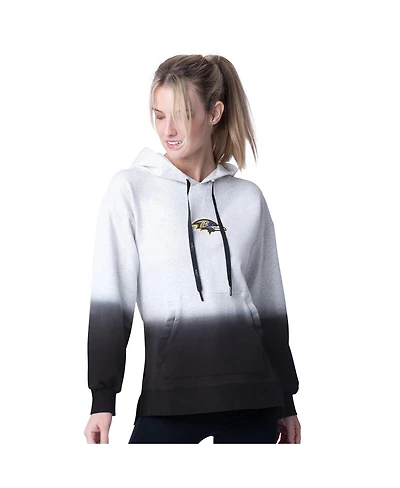 Msx by Michael Strahan Women's Black Baltimore Ravens Daniela Pullover Hoodie