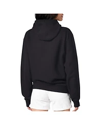 G-iii 4Her by Carl Banks Women's Black Indianapolis Colts Round Team Logo Fleece Tri-Blend Pullover Hoodie