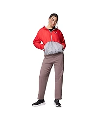 Columbia Women's Red/Grey Georgia Bulldogs Spire Hoodie Windbreaker