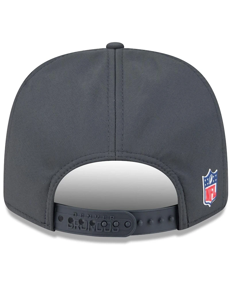 New Era Men's Charcoal Denver Broncos 2025 Sideline Cold Weather 9SEVENTY Adjustable Hat