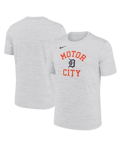 Nike Men's Ash Detroit Tigers Velocity Team Phrase Dri-fit T-Shirt
