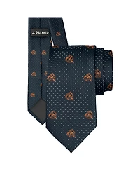 J. Palmer Men's Chicago Bears Game Day Polka Dot Tie