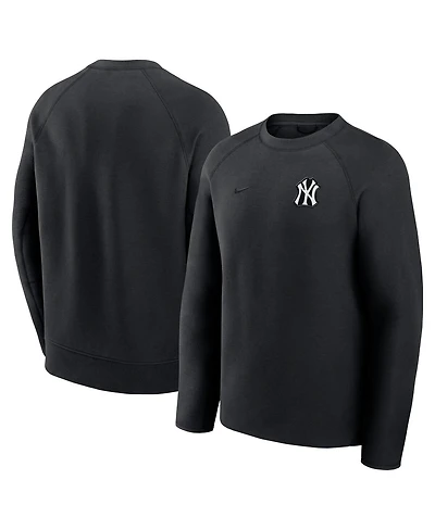 Nike Men's Black New York Yankees Tech Fleece Raglan Sweatshirt