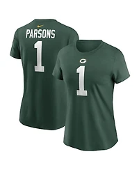 Nike Women's Micah Parsons Green Bay Packers Name Number T-Shirt