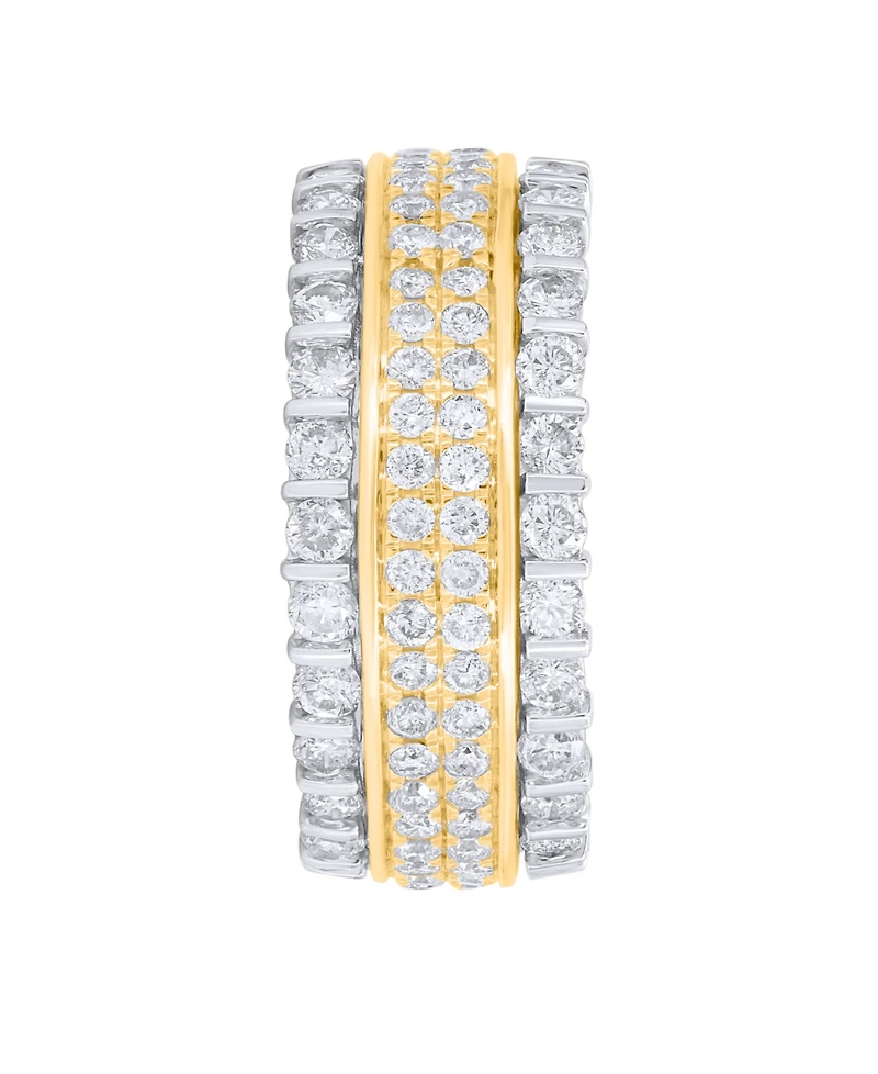 Macy's Round Diamond Ring (2.50 ct. t.w.) in 14K Yellow and White Gold