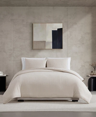 Vera Wang Solid Chenille 3-Pc. Comforter Set, Queen