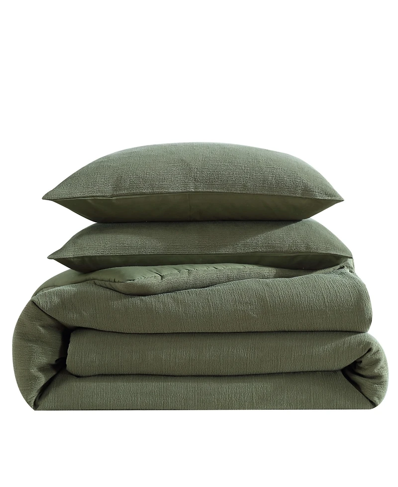 Vera Wang Carved Lines Matelasse 3-Pc. Comforter Set