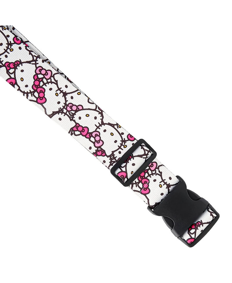 Sanrio Hello Kitty Luggage Strap 2-Piece Set Officially Licensed, Adjustable Luggage Straps from 30'' to 72''