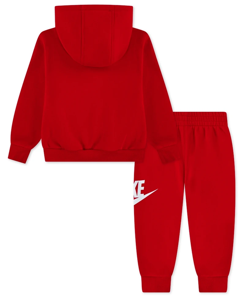 Nike Boys 4-7 2-Piece Club Fleece Logo Long-Sleeve Hoodie and Sweatpants Set
