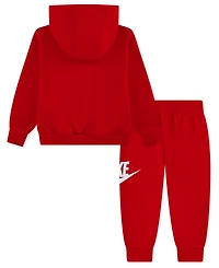 Nike Boys 4-7 2-Piece Club Fleece Logo Long-Sleeve Hoodie and Sweatpants Set