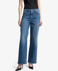 7 For All Mankind Women's Alexa High Rise Straight Leg Jeans