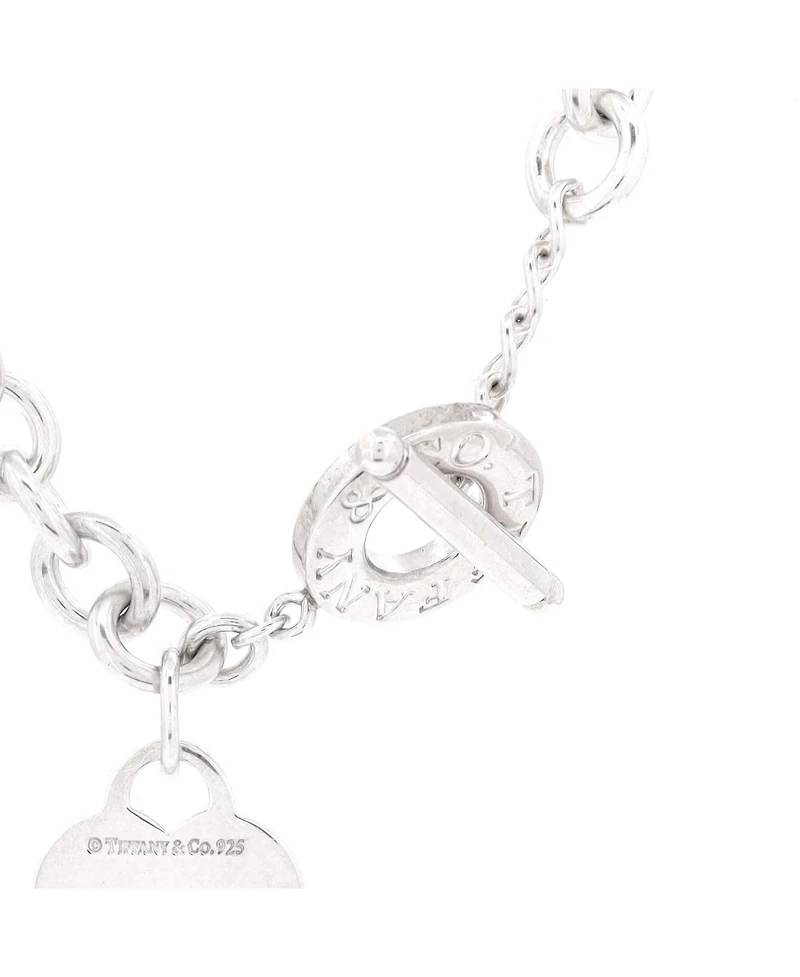 Pre-Owned Tiffany & Co. Heart Tag Toggle Chain Necklace
