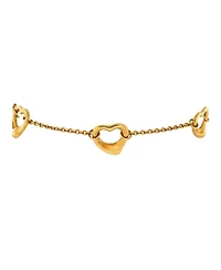 Pre-Owned Tiffany & Co. Elsa Peretti Open Heart 5 Charm Bracelet