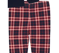 Tommy Hilfiger Baby Girls 2-Piece Mock Neck Top and Leggings Set