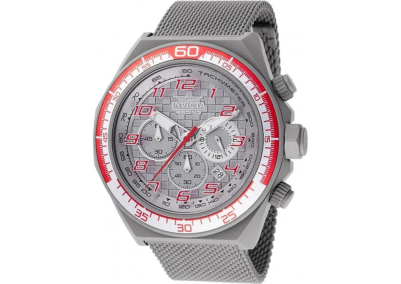 Invicta Men's 47904 Invicta Racing Quartz Chronograph Grey Dial Watch