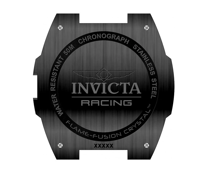 Invicta Men's 47371 Invicta Racing Quartz Multifunction Black, Yellow Dial Watch