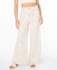 Roxy Women's High-Rise Beach Breeze Slub Stripe Pants