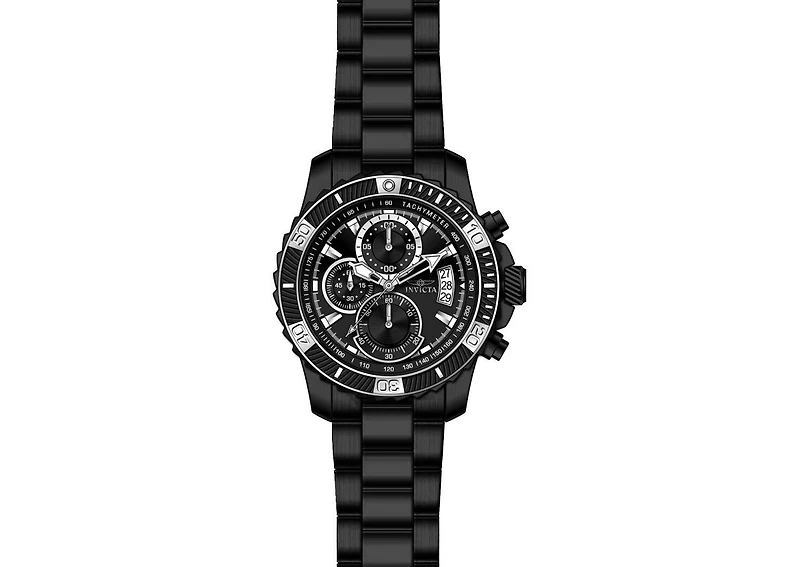 Invicta Men's Pro Diver Quartz Multifunction Black Dial Watch