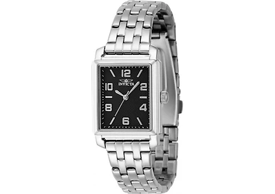 Invicta Women's 46663 Vintage Quartz 3 Hand Black Dial Watch