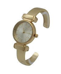 Olivia Pratt Gold Simple Metallic Bangle Watch