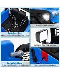 Costway 12V Kids Ride on Truck Car Battery Powered Electric Vehicle with Remote Control