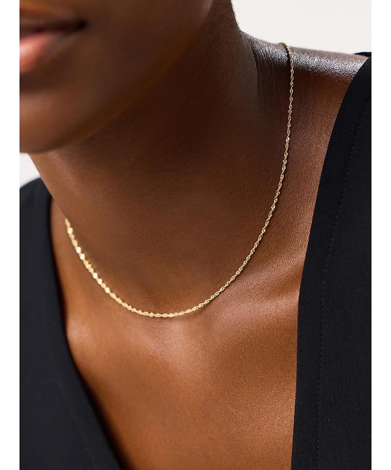 Ana Luisa Slim Singapore Chain Necklace