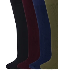 Lauren Ralph Women's 4-Pack Mesh Sheer Trouser Socks