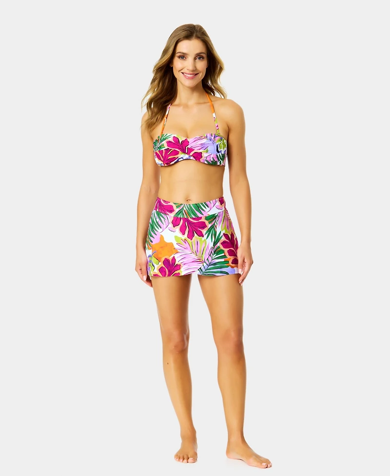 Anne Cole Women's Printed Tulip Drape Swim Skirt